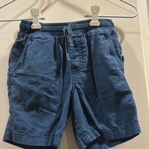 TEA COLLECTION Linen blend drawstring elastic waistband PullOn Shorts pockets 5